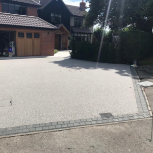 Titan Silver Driveway